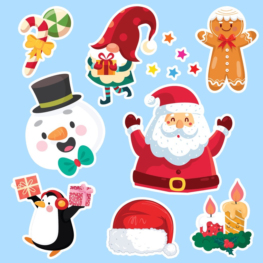 85 mẫu sticker Noel mới lạ, thể hiện sự háo hức đón mùa lễ hội cuối năm